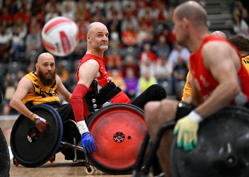 Danmark-Australien, VM i kørestolsrugby 2022 i Vejle Lars Møller for Parasport Danmark